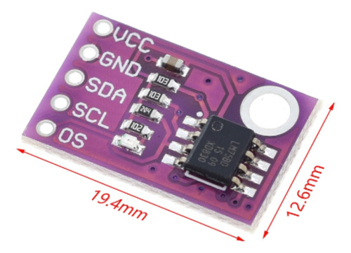 Lm75 Sensor De Temperatura I2c Arduino Esp32 Raspberry