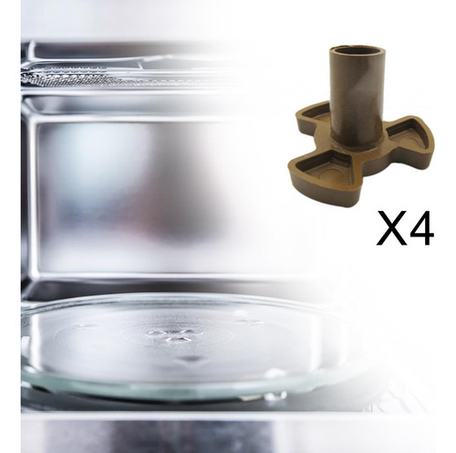 4 Uds. Acoplamiento De Plato Giratorio Para 15x17x10mm 5mm