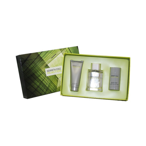 Kenneth Cole Reacción Set-edt Spray 3.4 Oz Y Bálsamo Para