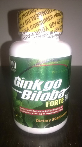 Ginkgo Biloba X 100 Capsulas