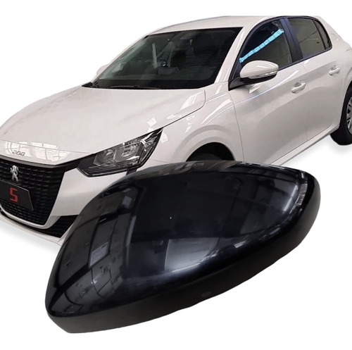 Imagen 4 de 8 de Tapa Cacha Carcasa De Espejo Izquierdo Peugeot 208 - 2008