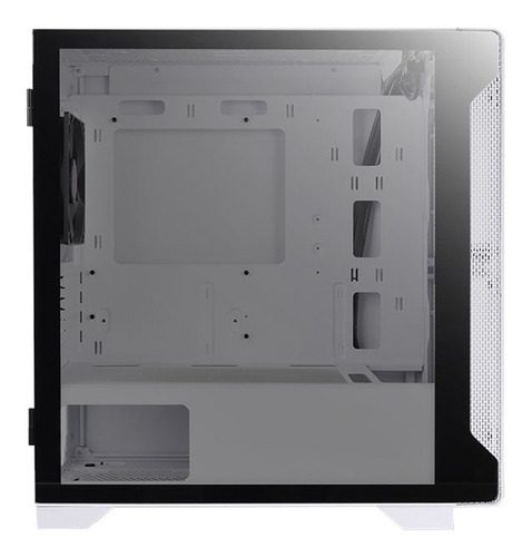 Gabinete Gamer Thermaltake S100 Tg Vidrio Templado Fan Color Blanco
