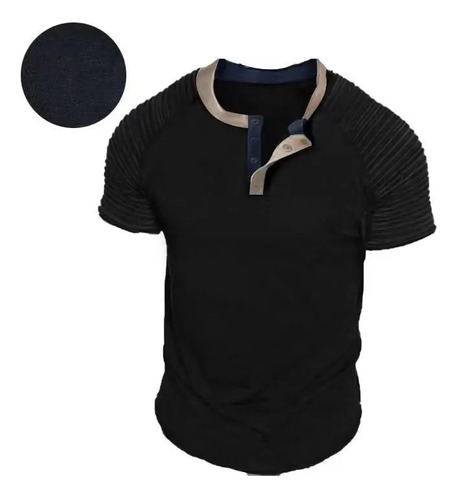 Camisas Para Hombre, Camiseta De Manga Corta En V, Blusa Cas