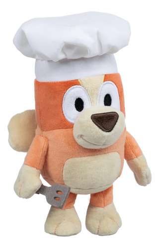 Peluche De Peluche Bluey Friends Chef Bingo Con Gorro De Che