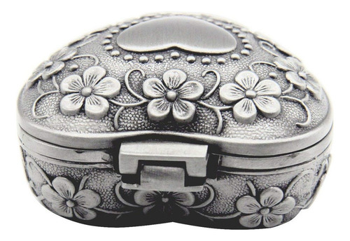 Asd Joyero Clásico Vintage Con Forma De Corazón, Anillo,