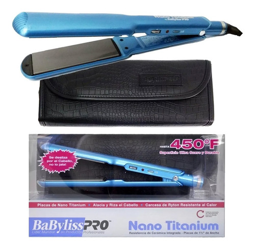 Planchita Pelo Babyliss Nano Titanium 9559 + Funda Alisados