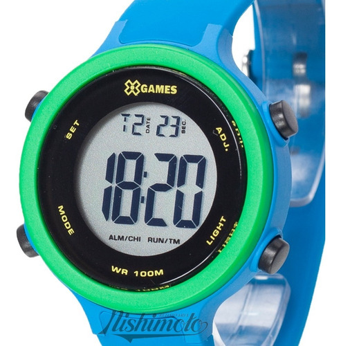 Relógio X-games Masculino Digital Xkppd079 Azul Pequeno