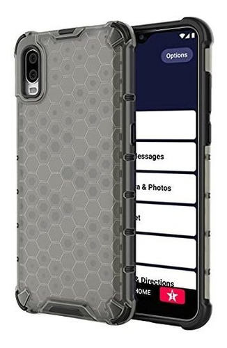 Caso Para Jitterbug Smart3 Phone, Teléfono Desnudado X9lxv