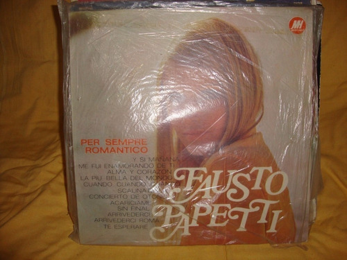 Vinilo Fausto Papetti Per Sempre Romantico Papa O2