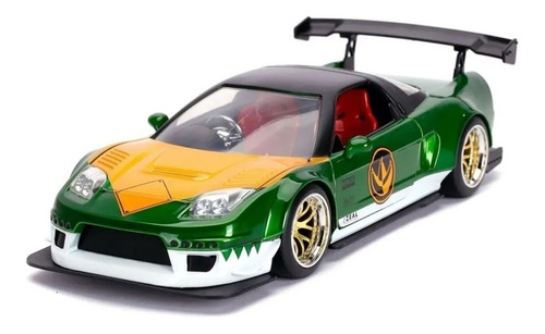 Honda Nsx Type R 2002 Power Rangers Verde Jada 1:24