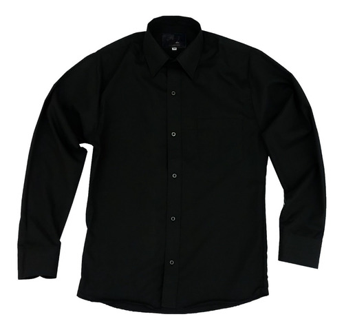 Camisa Vestir Para Adulto Negra Tallas Extras 52, 54 Y 56