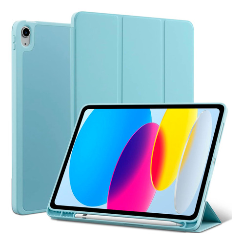 Funda Case Protector Para iPad 10ma Gen 10.9 2022 Celeste