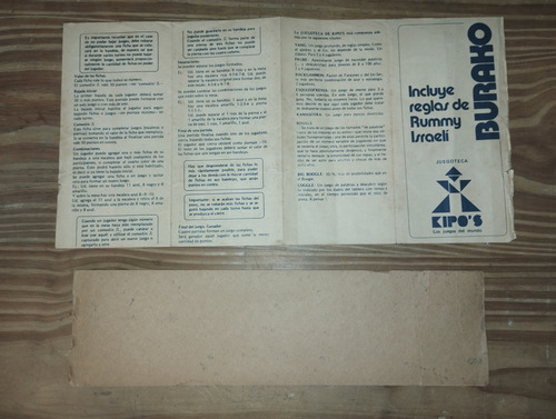 Juego De Mesa Burako. Kipo's. Juegoteca. Detalle (Usado)
