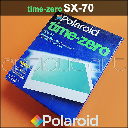 A64 Película Polaroid Time-zero Sx-70 Instantanea 10 Fotos (Usado)