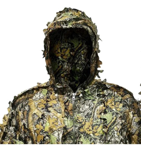 Conjunto De 3d Ghillie Jaqueta De Caça Calça Camuflagem