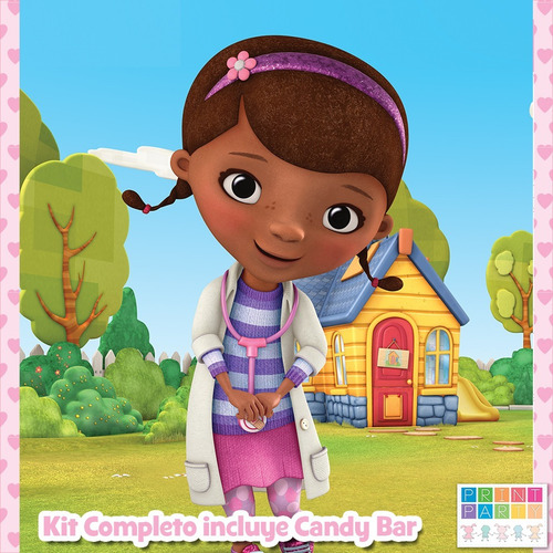 Doctora Juguetes Kit Imprimible Personalizado Con Candy Bar