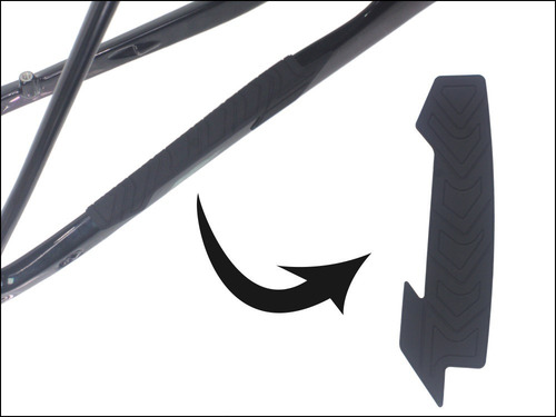 Protector De Cadena Para Cuadro De Bicicleta 22.4cm Negro