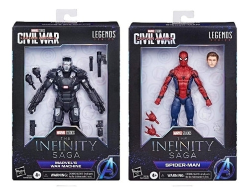 War Machine Y Spider Man, Infinity Saga 