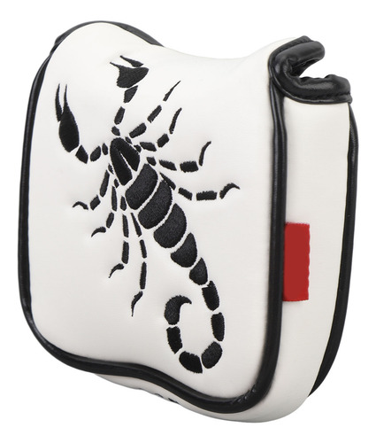 Funda Protectora Putter, Diseño De Cabeza Bordada, Cuadrada,