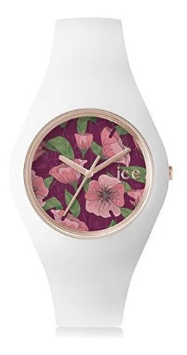 Icewatch Iceflower Poppy Reloj De Silicona Unisex 43 Mm
