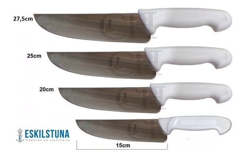 Set Cuchillo Eskilstuna 4 Piezas 398 15 20 25 27,5cm Inox.