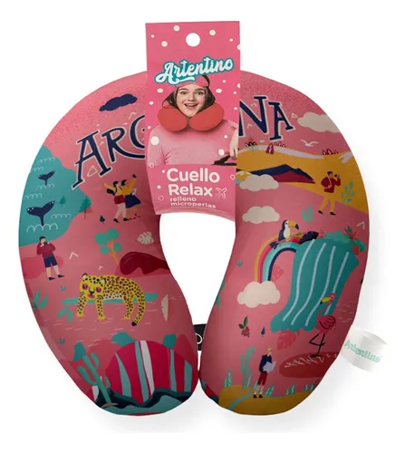 Almohada Cuello Viaje Relax Cervical Hombre Mujer Niño Niña