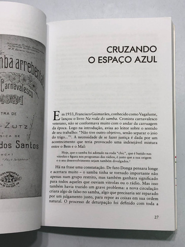 Livro A Construção Do Samba Jorge Caldeira (Usado)