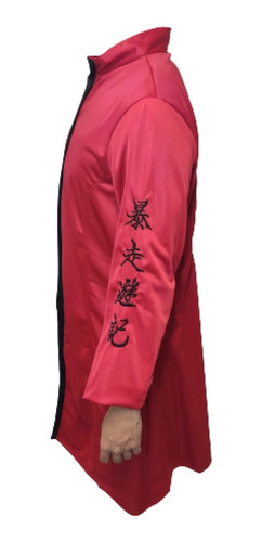 Imagen 2 de 7 de Cosplay Tokyo Revengers Bata Bordada Tenjiku Gang Izana Yin