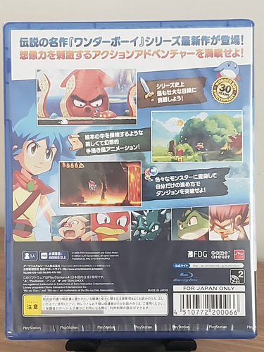 Monster Boy And The Cursed Kingdom Ps4 Física Ptbr