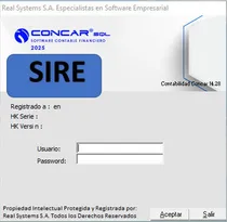 Comprar Concar Sql 2024 + Sire Ultima Version