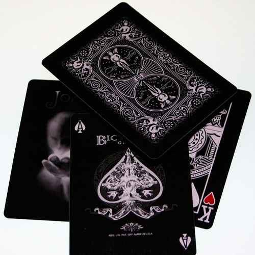 Baralho Bicycle Ghost Black - Premium