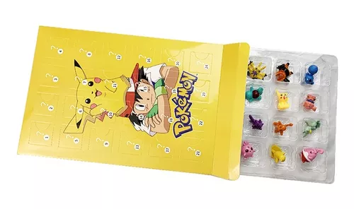 Compre Pokemon natal advento calendário caixa figura de ação