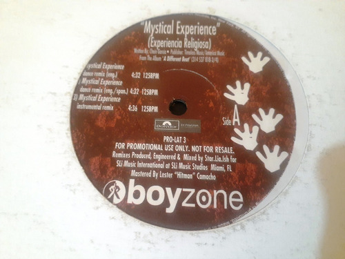 Boyzone - Mystical Experience Maxi Single Lp + Regalo Extra 