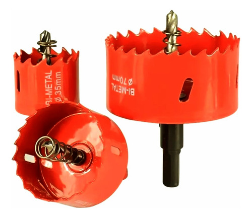 Broca Sierras Para Agujeros Madera Set 15pzas De 14 A 70mm