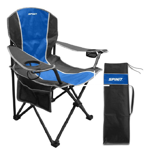 Sillon Director Spinit Deluxe Plegable Playa Camping P/vaso