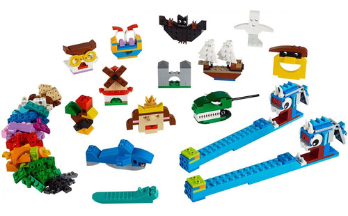 Imagem 2 de 9 de Blocos De Montar Lego Classic 11009 441 Peças Em Caixa