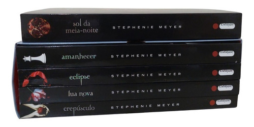 Imagem 6 de 9 de Box Saga Crepúsculo + Livro Sol Da Meia Noite Pronta Entrega