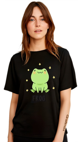 Polera Frog Ranita Kawaii Oversize Grafimax