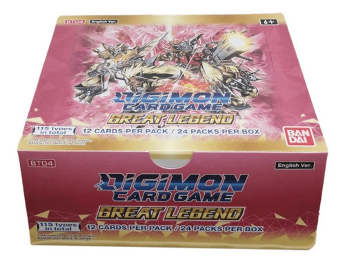 Digimon Card Game  Great Legend Booster Box