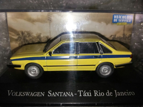 Auto Volkswagen Santana Taxi Río De Janeiro Escala 1:43