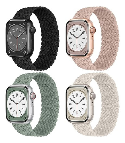 Bandas Solas Trenzadas Compatibles Con Apple Watch Band 38mm