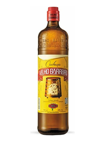 Cachaça Velho Barreiro Tradicional 910ml-importado De Brasil