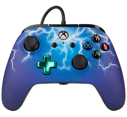 Control joystick ACCO Brands PowerA Enhanced Wired Controller for Xbox One spider lightning