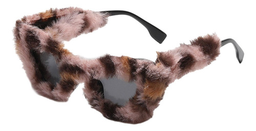3 Gafas De Sol Peludas Gafas De Sol De Invierno Estampado De