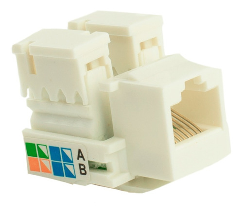 Conector Jack Kaystone Femea Rj-45 Cat-5e Pct C/ 25 Pçs