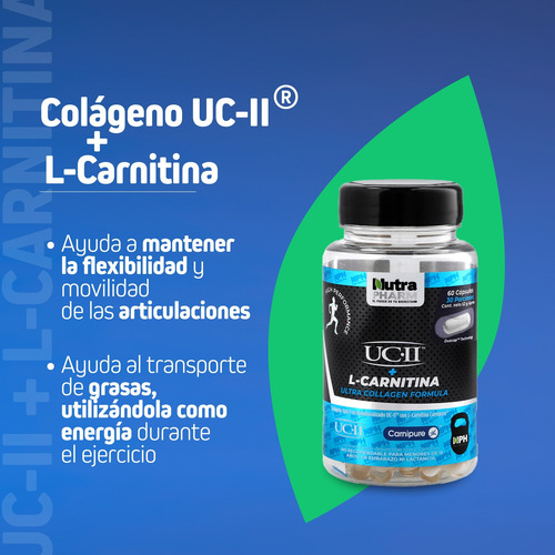 Nutrapharm Uc Ii L Carnitina Con Colageno Tipo 2 Duocapsula