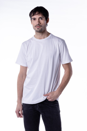 Pack 2 Remeras Hombre Manga Corta Blanco Y Negro Mizu