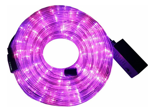 Manguera Led Navideña Rosa Morado 10m Para Exterior Mare10