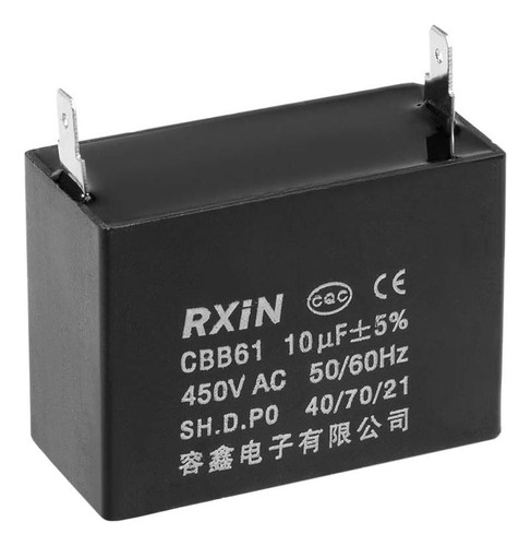 Capacitor De Ventilador De Techo Uxcell Cbb61 10uf 450v Ca