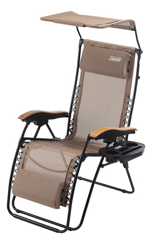 Coleman 2185864 Infinity Chair Max, Beige, Totalmente Reclin